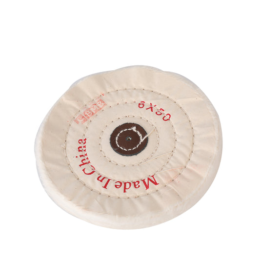 Cloth Polishing Wheel - 50mm Width - Multi-Layer Sewn Buffing Wheel for Bench Grinder, Polishing Machine and Rotary Tool with Adapter