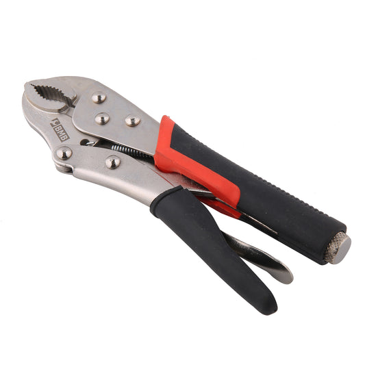 Locking Plier - 10inch- Curved Jaw Locking Pliers with Adjustable Screw, One-Hand Release, and Ergonomic Anti-Slip Handle - Adjustable Vise Grips for Clamping, Twisting, and Welding