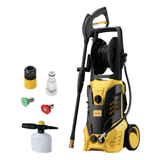 Heavy Duty High Pressure Washer 2000w with 6 Piece Accessories - Electric Pressure Cleaner for Car, Patio, and Outdoor Cleaning