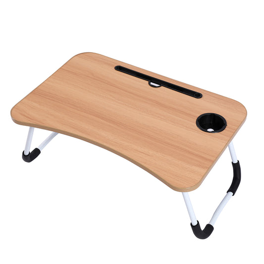 Foldable Laptop Desk - Portable Bed Table for Working, Writing, Studying, and Drawing
