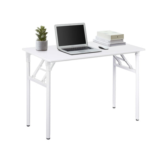 Foldable Table - Folding Desk for Home Office, Study, Dining, and Small Spaces