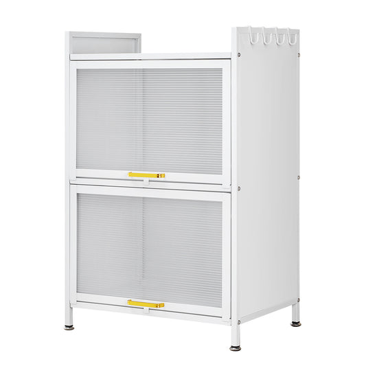 Iron Cabinet - Vertical  Storage Cabinet for Bedrooms, Kitchens, Offices, Dorms, and Small Apartments