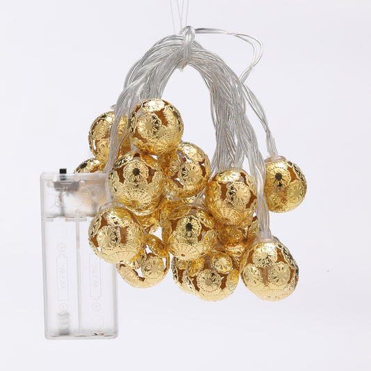 Plastic String 20 Lamps - Warm Yellow LED String Lights for Bedroom, Garden, Party, Wedding, Patio, and Classroom Décor