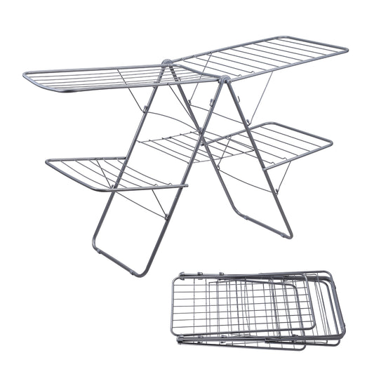 Clothes Drying Racks - Indoor/Outdoor Laundry Airer for Drying Clothes, Towels, Bedding, and Delicates