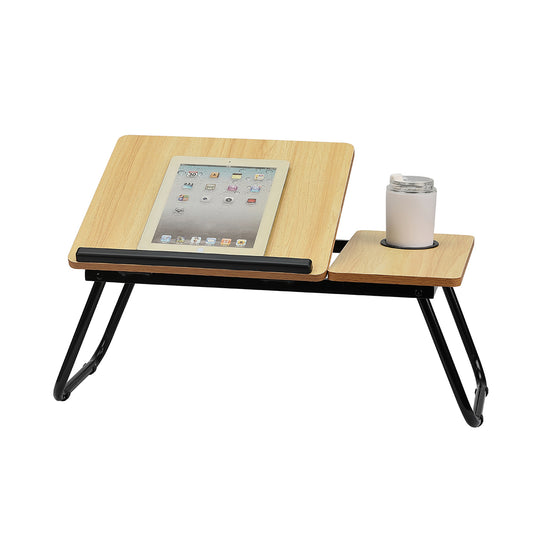 Folding Table With Adjustable Top Laptop Bed Tray Desk for Bed, Sofa, Floor, Reading, Writing, Eating, and Studying