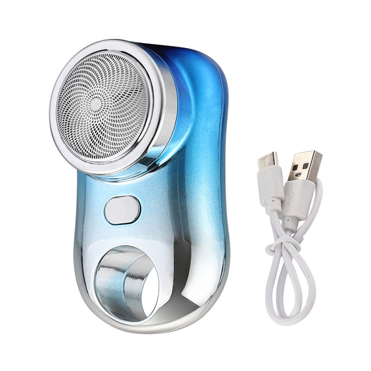 Mini Rechargeable Shaver - Electric Travel Razor for Facial Hair, Peach Fuzz, Neck, and On-the-Go Grooming