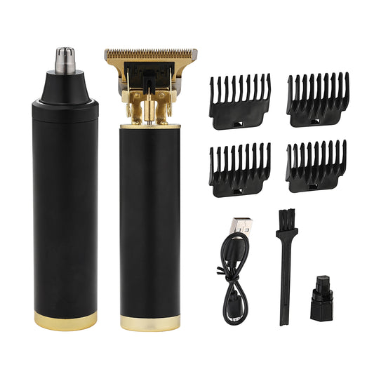 3 in 1 Rechargeable Shaver Set - Cordless Hair Trimmer for Beard, Face, Nose, Neck, and Everyday Grooming