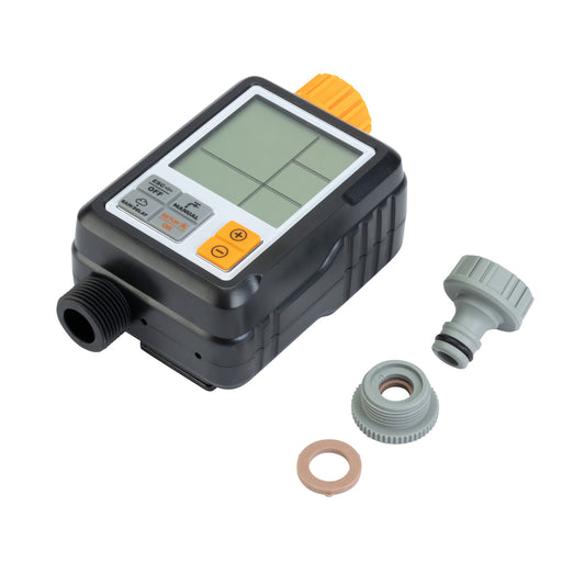 Outdoor Automatic Intelligent Watering Timer - Programmable Waterproof Sprinkler Controller for Garden Hose, Drip Irrigation
