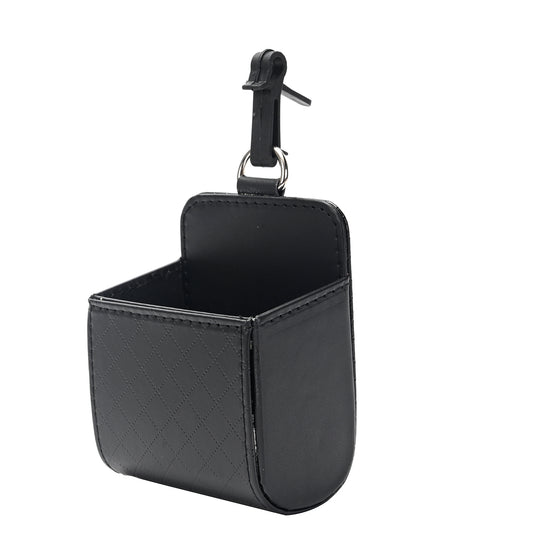 Car Air Vent Pocket - Car Auto Seat Interior Small Hanging Organizer Bag Box with Hanging Hook - Small Pouch Holder for Keys, Coins, and Accessories for Vehicle Use and Daily Organization