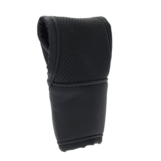 Car Gear Shift Cover - Universal Interior Gear Stick and Knob Protector with Adjustable Velcro, Breathable Anti-Slip Padded Design, Durable Black Car Accessory for Trucks, SUVs & Most Cars