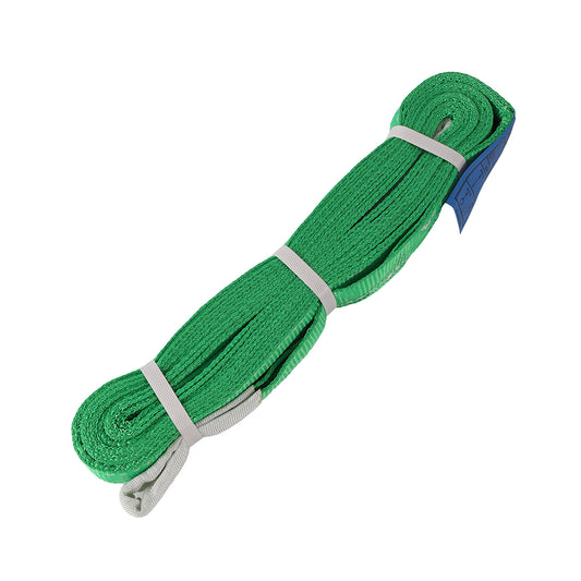 Lifting Rope -2Ton Green- Heavy-Duty Load-Bearing Rope with Reinforced Design and UV Resistant Construction -for Industrial Lifting, Cargo Handling, Equipment Hoisting, and Vehicle Recovery