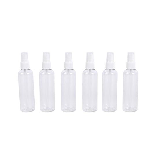 Spray Bottle Set -6 Piece 120ml-Refillable Fine Mist Bottles for Household Skincare, Essential Oils, Plant Hydration